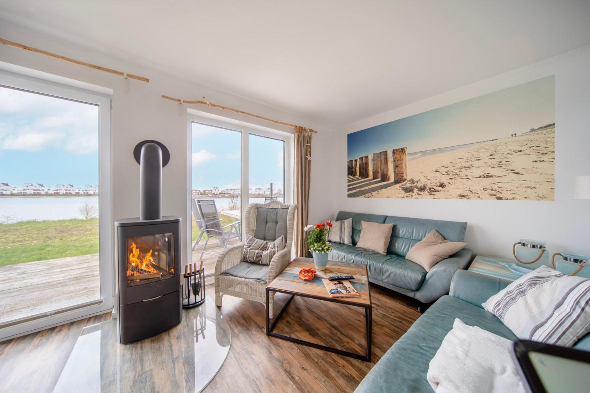 Ferienhaus Lieblingsplatz By Seeblick Ferien Oro, Direkte Wasserlage,Sauna,Kamin Olpenitz Dış mekan fotoğraf